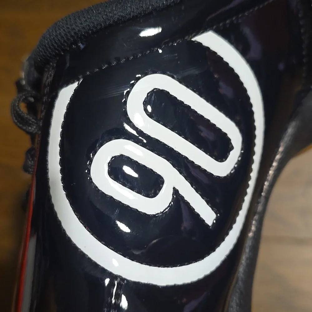 Nike Men's T90 Athletic Sneaker, Color Black/White-University Red, $110.00 USD - Picture 12 of 16